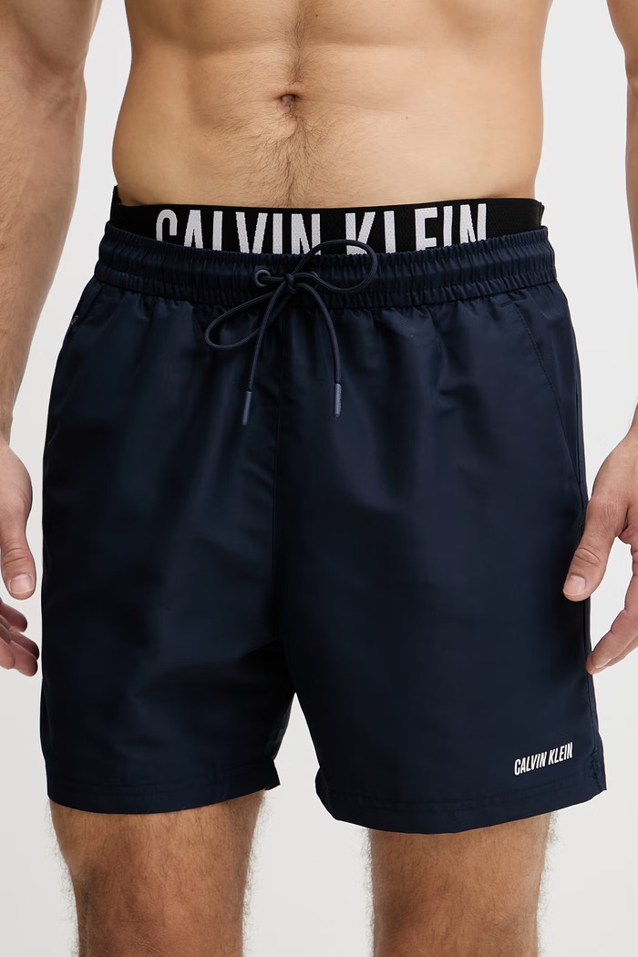 Calvin Klein pantaloni scurți de baie bărbați LV00N61015 bleumarin SS26