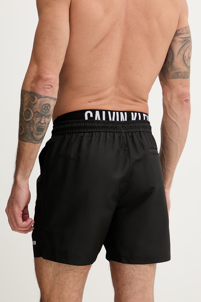 Oblečenie Calvin Klein Plavecké šortky pánske LV00N61015 čierna