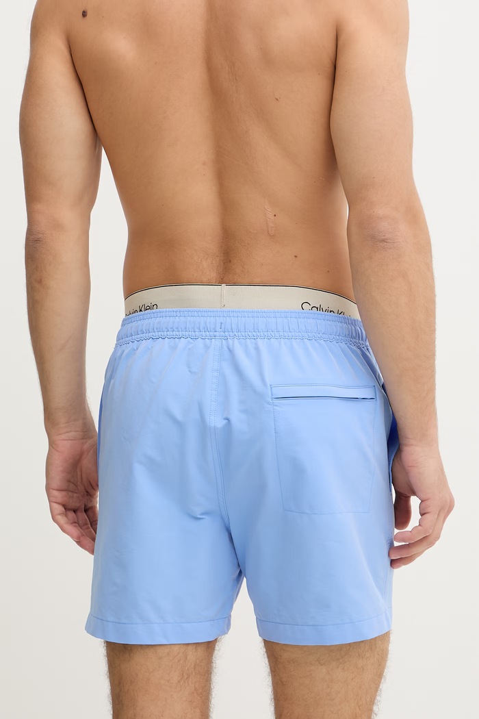 Oblečenie Calvin Klein plavecké šortky pánske LV00N61017 modrá