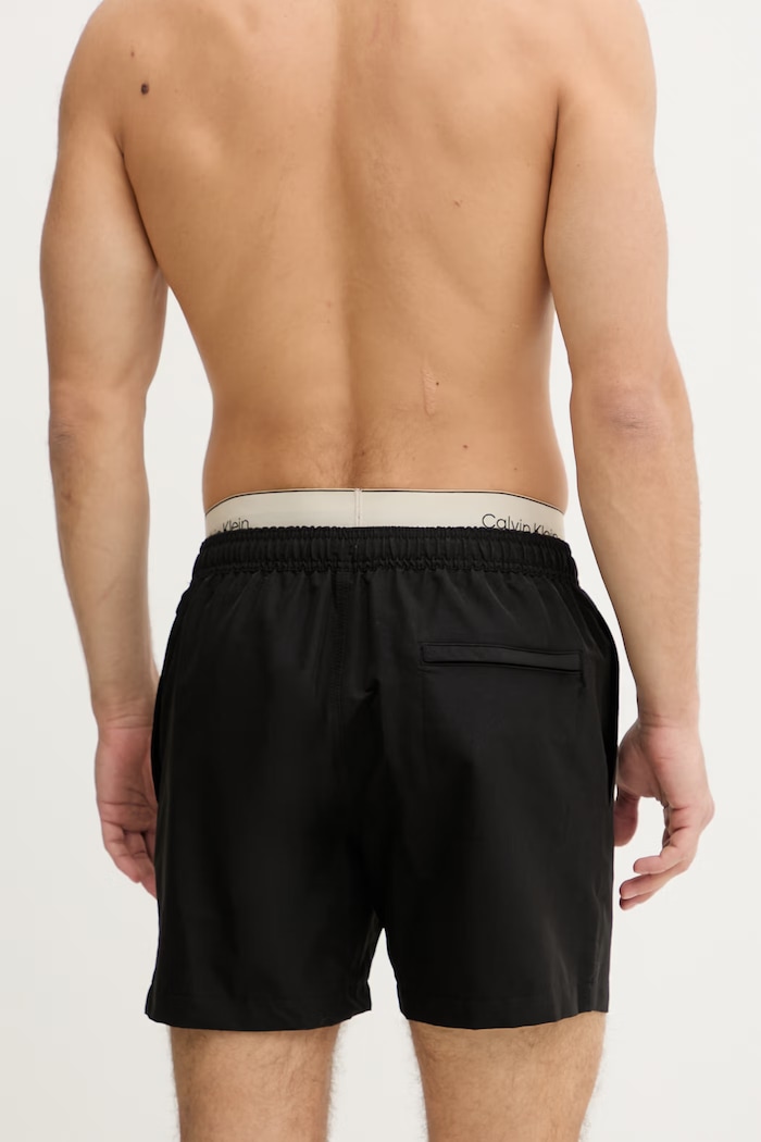 Oblečenie Calvin Klein plavecké šortky pánske LV00N61017 čierna