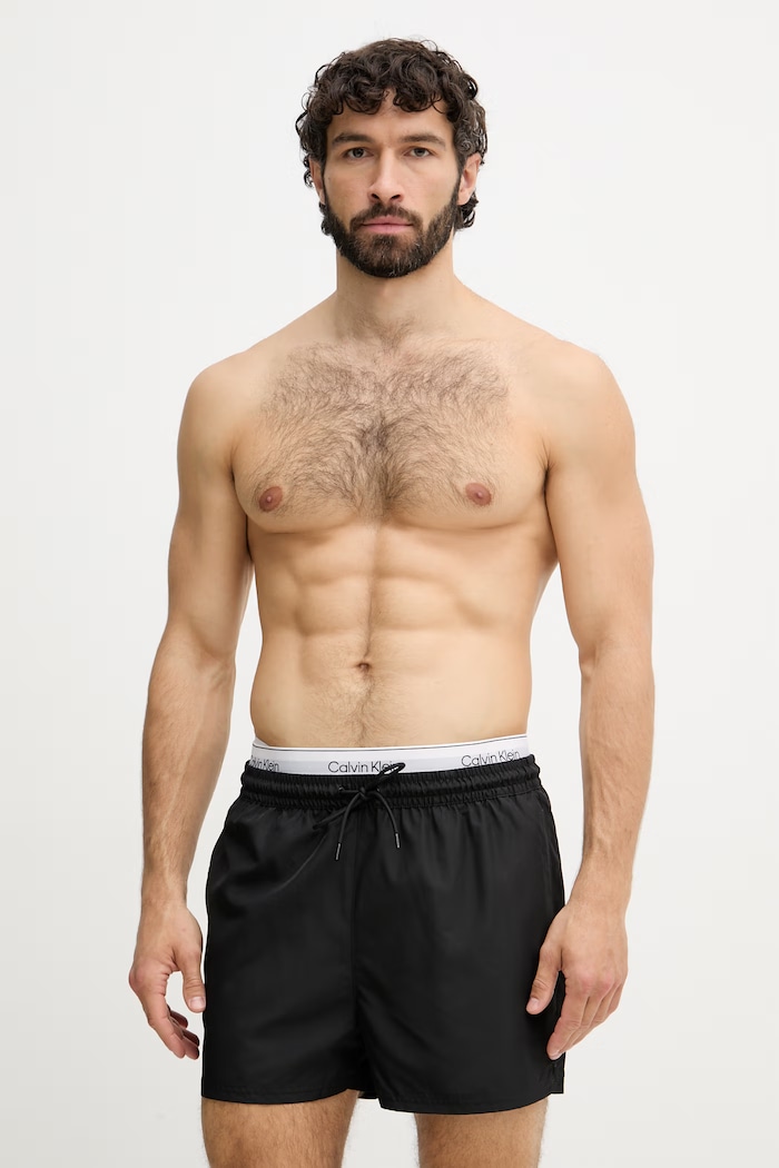 Calvin Klein koupací šortky pánské černá LV00N61024