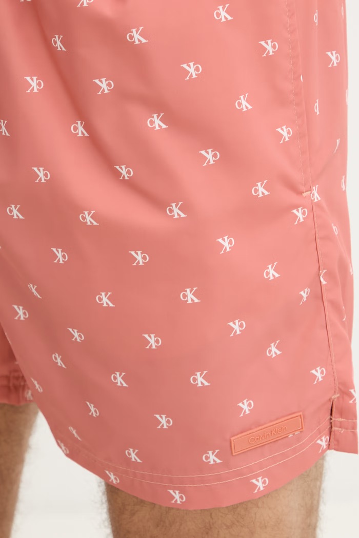 Calvin Klein Pantaloni scurți de baie bărbați portocaliu LV00N61027