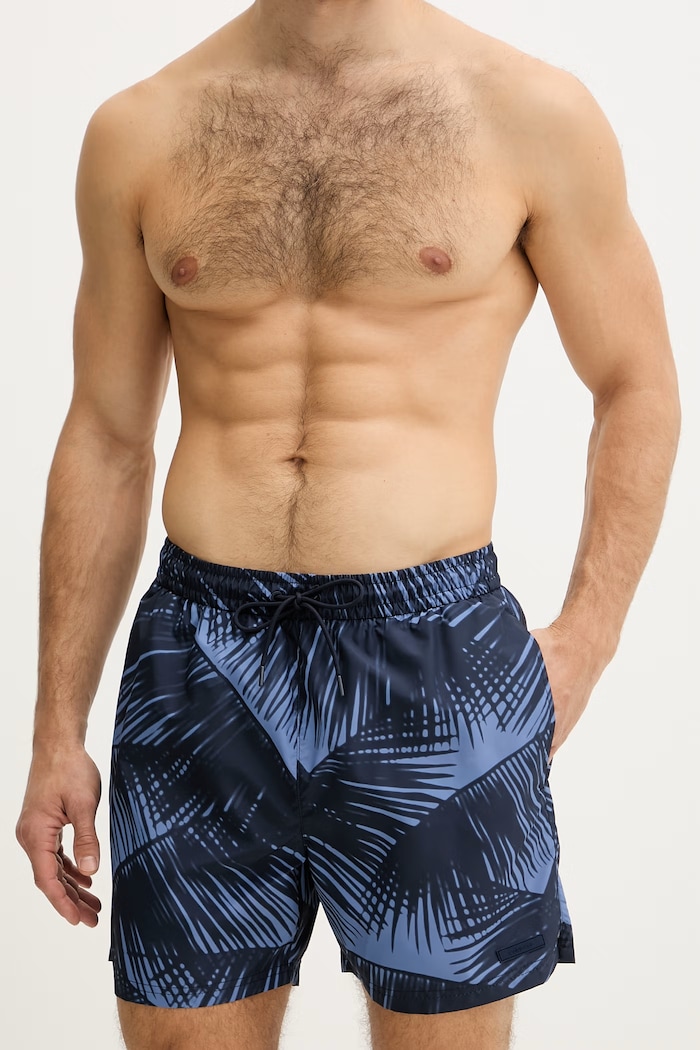 Calvin Klein szorty kąpielowe męskie LV00N61027 granatowy SS26