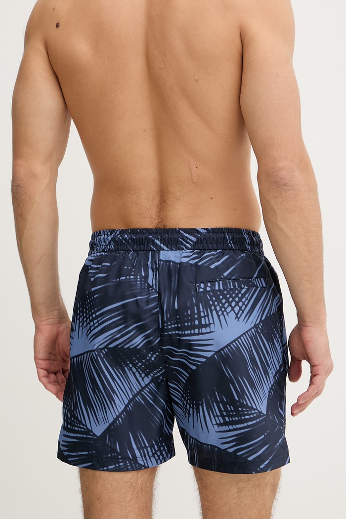 Oblečenie Calvin Klein plavecké šortky pánske LV00N61027 tmavomodrá