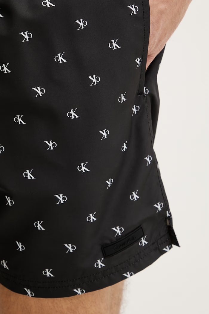 Calvin Klein pantaloni scurți de baie bărbați negru LV00N61027