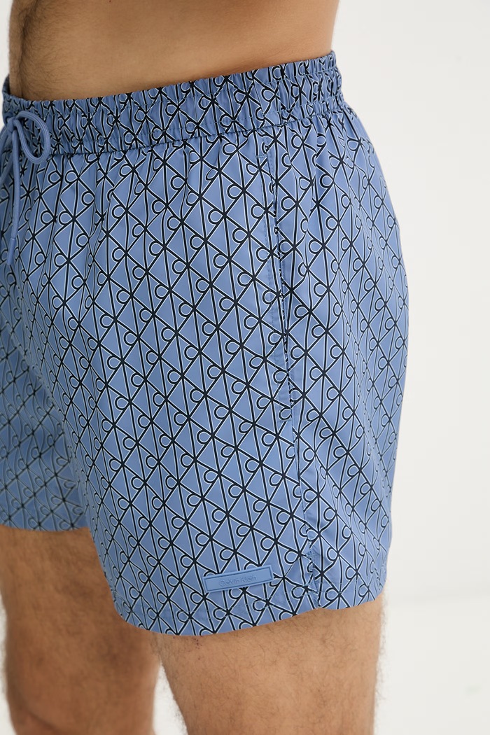 Calvin Klein plavecké šortky pánske modrá LV00N61028