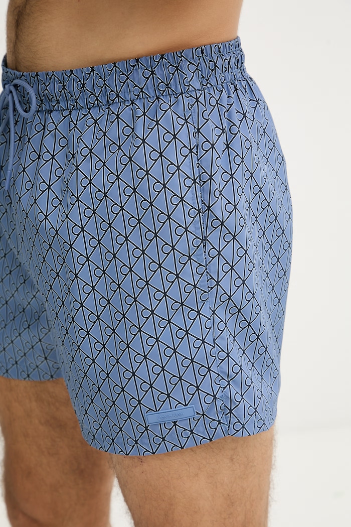 Calvin Klein plavecké šortky pánske modrá LV00N61028