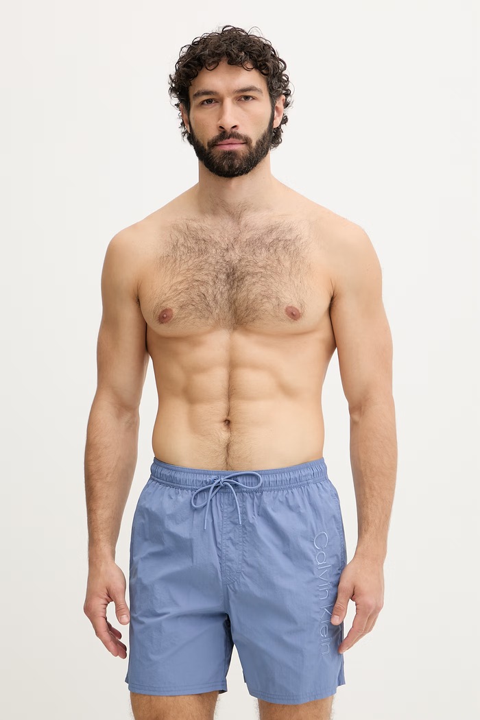 Calvin Klein plavecké šortky pánske modrá LV00N61029