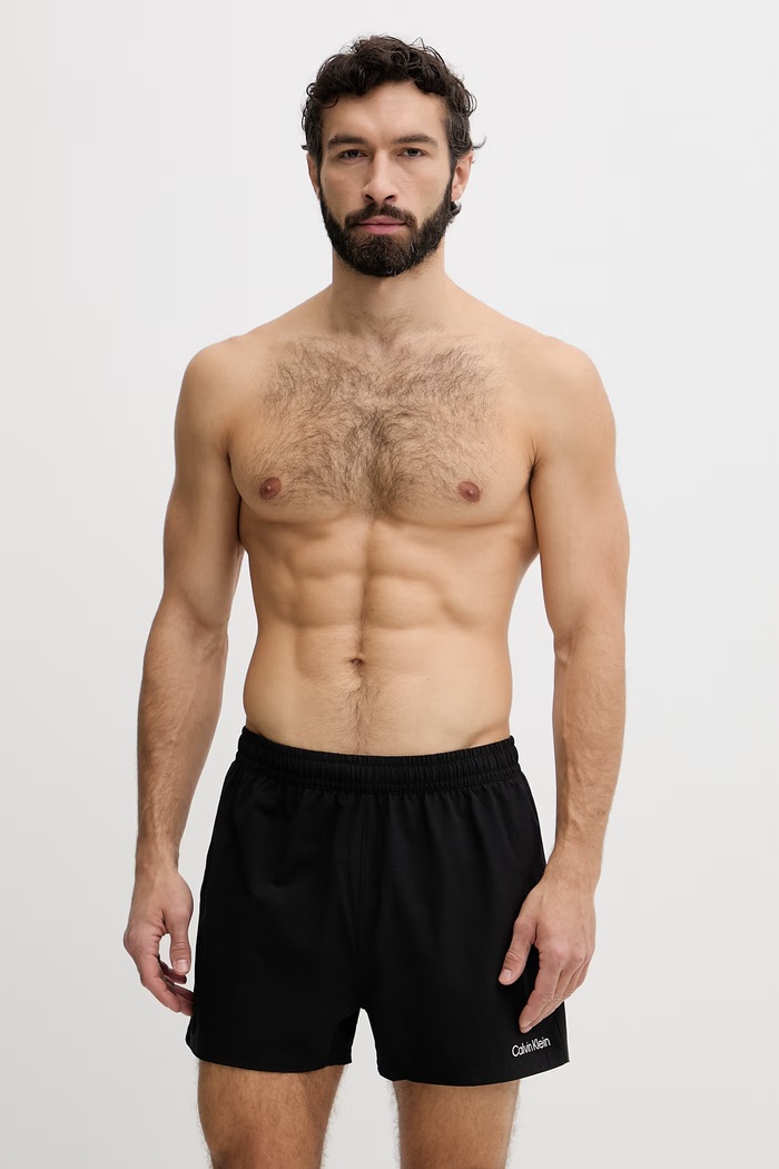 Calvin Klein plavecké šortky pánske čierna LV00N61034