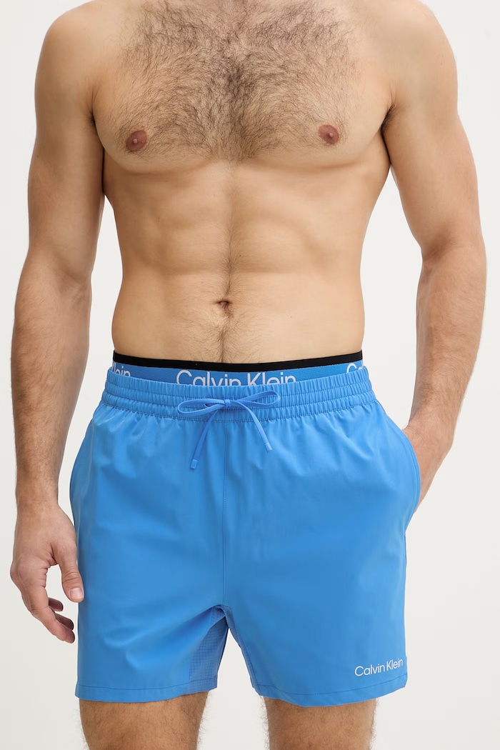 Calvin Klein plavecké šortky pánske LV00N61036 modrá SS26