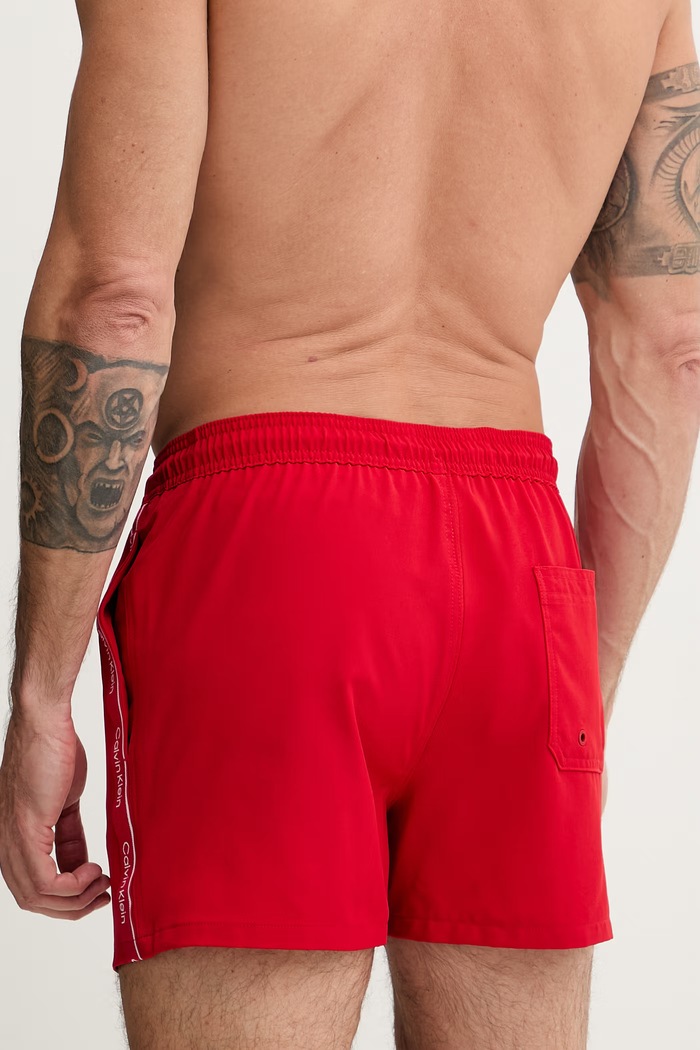 Îmbrăcăminte Calvin Klein pantaloni scurți de baie bărbați LV00N61039 rosu