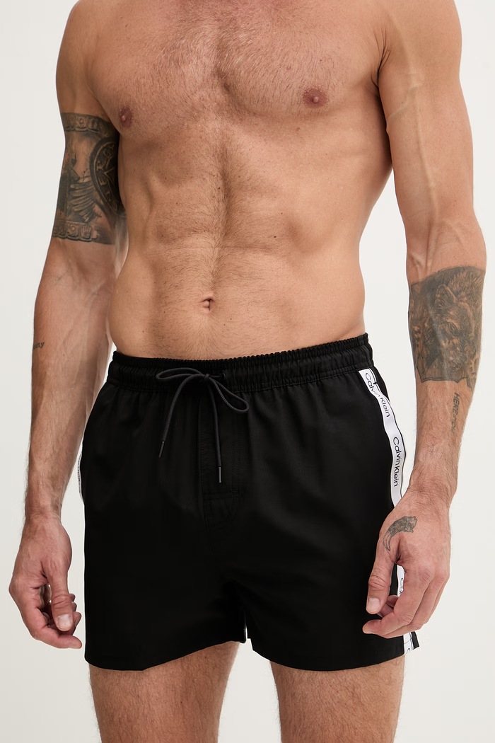 Calvin Klein Pantaloni scurți de baie bărbați LV00N61039 negru SS26