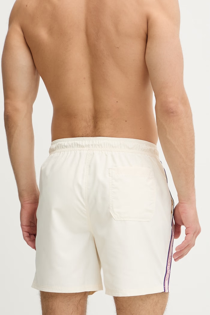 Oblečenie Calvin Klein plavecké šortky pánske LV00N61042 béžová
