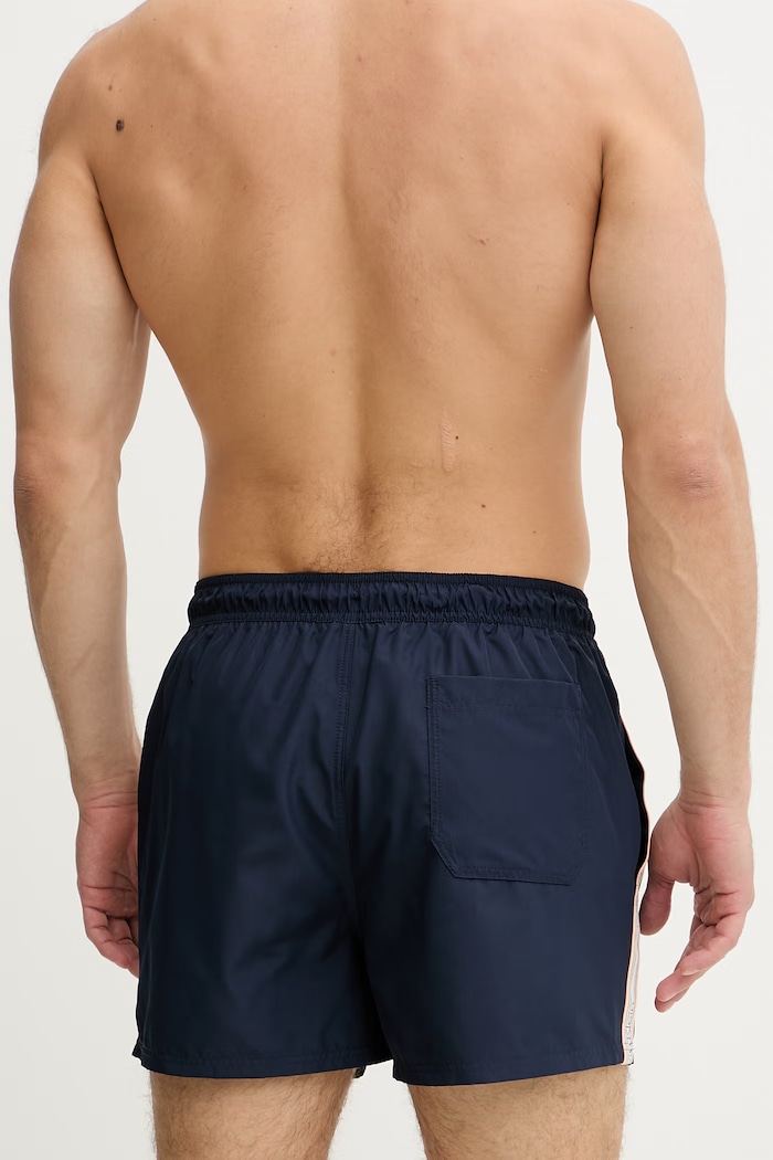Oblečenie Calvin Klein plavecké šortky pánske LV00N61043 tmavomodrá