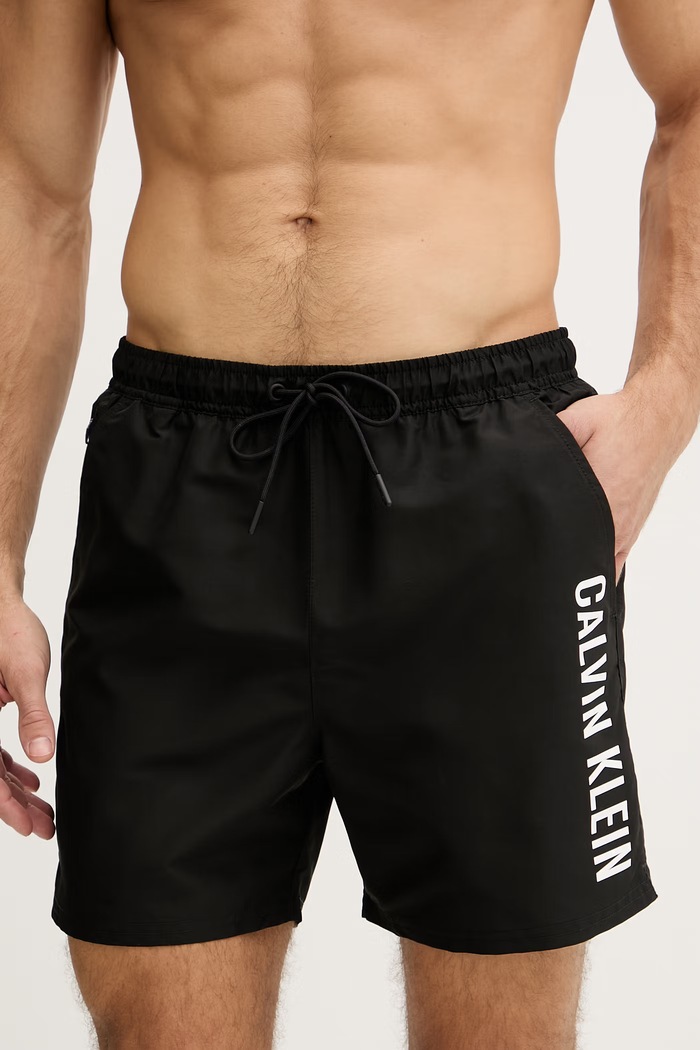 Calvin Klein plavecké šortky pánske LV00N61047 čierna SS26