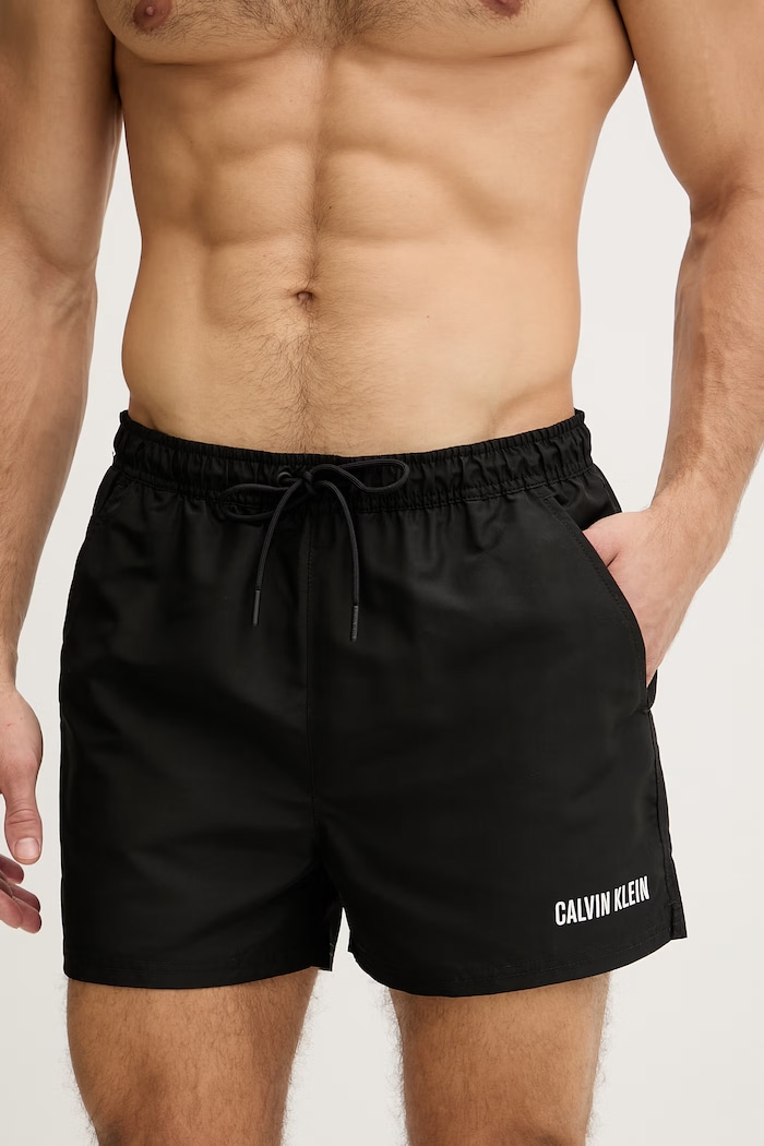 Calvin Klein plavecké šortky pánske LV00N61048 čierna SS26