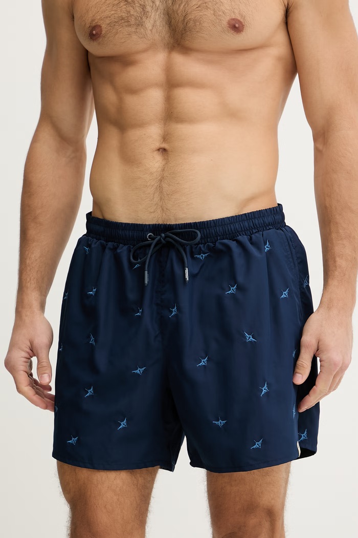 Aeronautica Militare bermude de baie bărbați BW0232UCT04317 bleumarin SS26