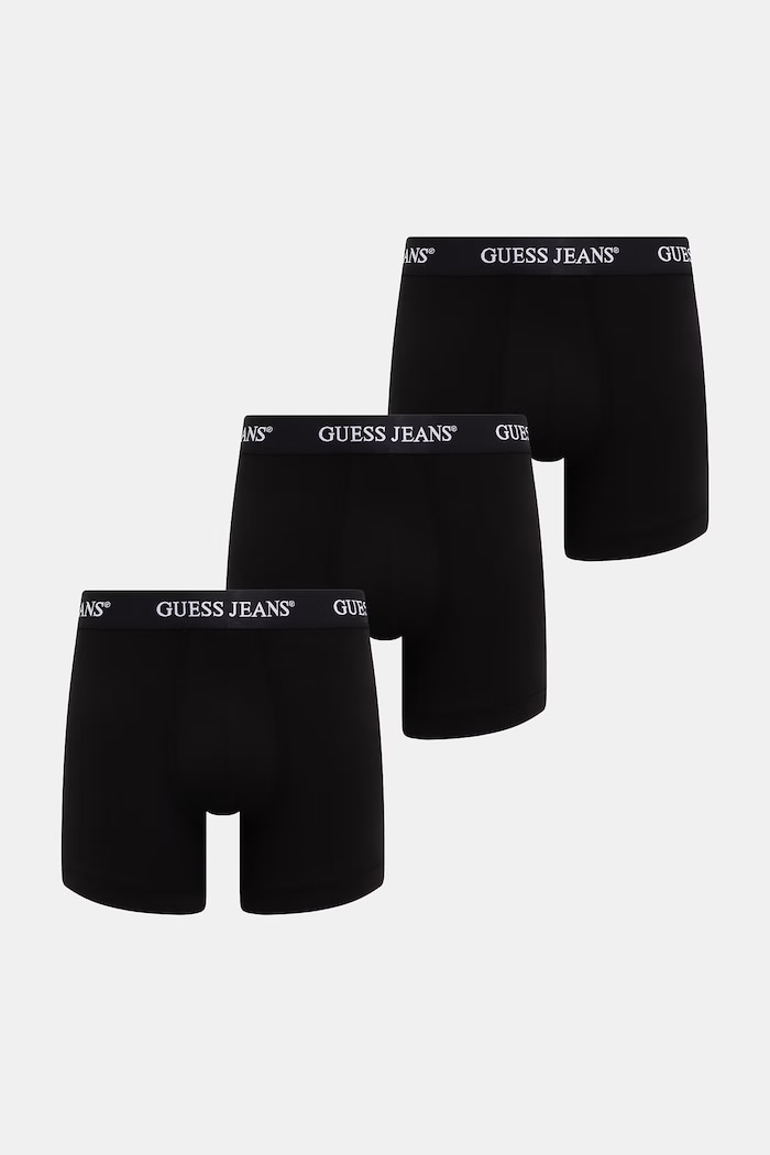 Guess Jeans boxeri 3-pack boxeri negru M4BZ45.K6YW1