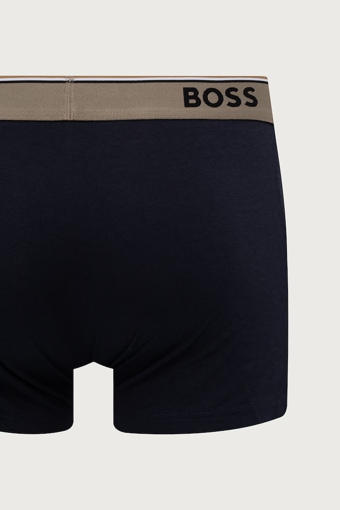 Bokserki męskie 3-pack BOSS granatowy 50554693