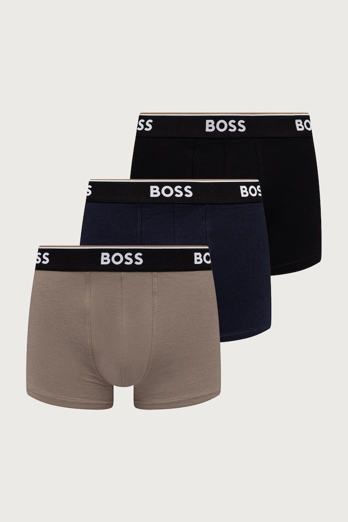 BOSS Boxerky pánské 3-pack černá 50554693