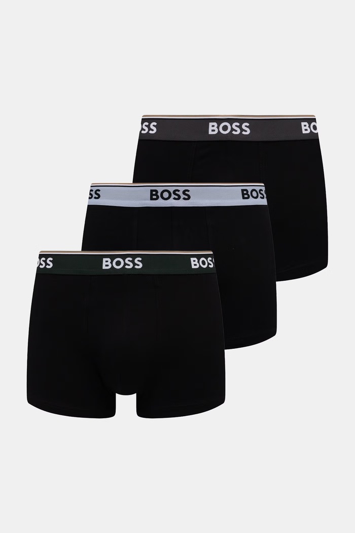 BOSS боксери чоловічі 3 шт. чорний 50554693