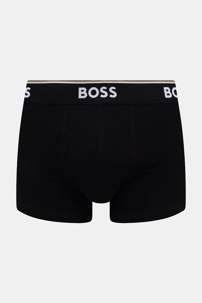 BOSS boxerky pánske 3-pak 50554693 čierna SS26