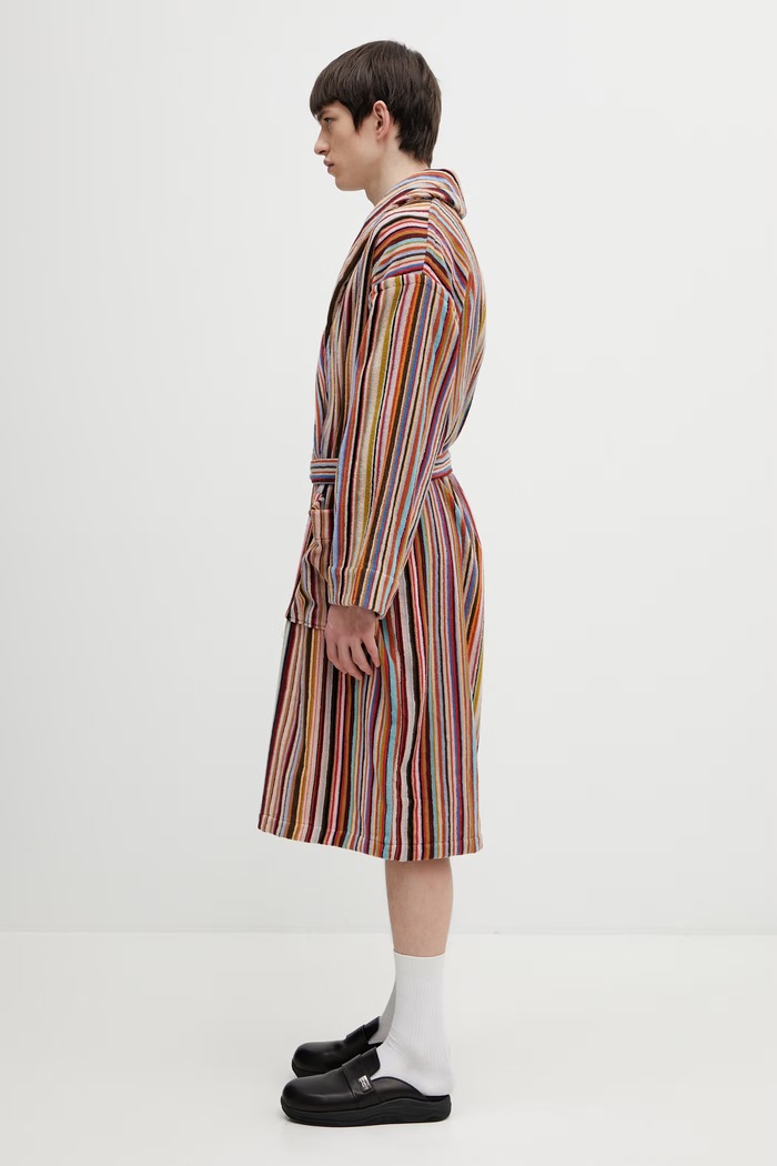 Paul Smith szlafrok bawełniany GOWN SIGNT M1A.681.PUSIG multicolor SS26