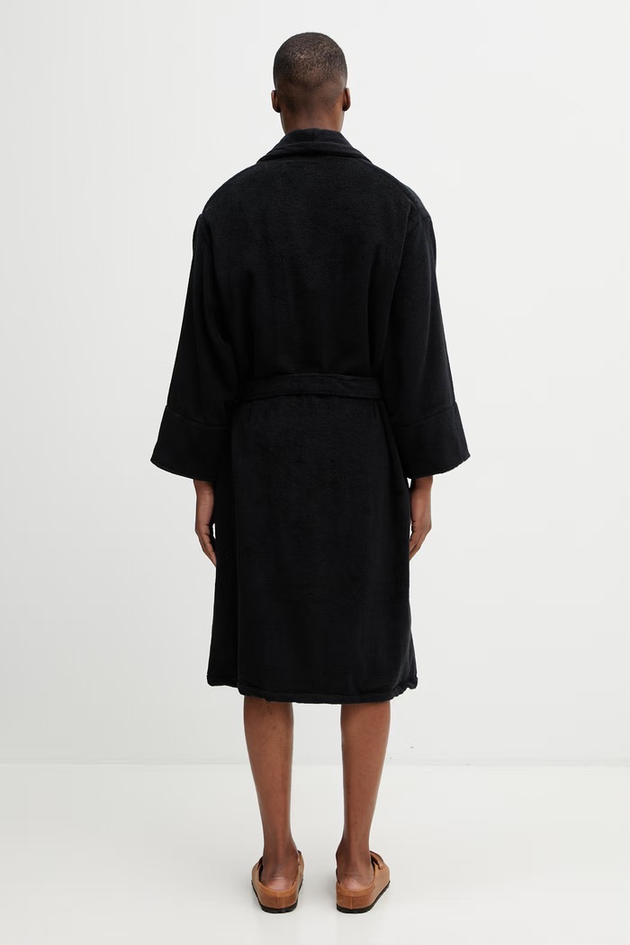 Ρούχα Paul Smith GOWN ZEBRA πετσετέ μπουρνούζι βαμβακερό Ανδρικό M1A.681.PUZEB μαύρο