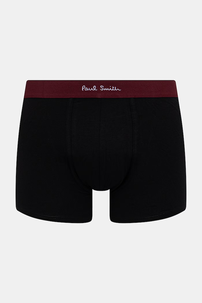 Paul Smith 5 PACK BLK SIGN Boxer in cotone da uomo pacco da 7 M1A.914.M5PK2