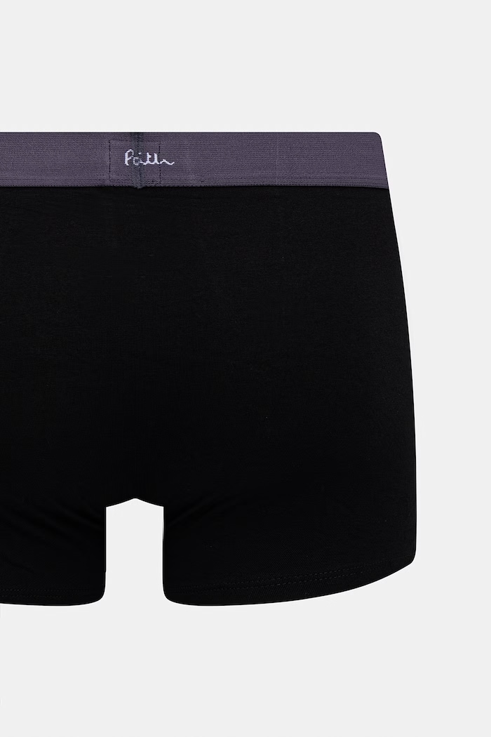 Paul Smith 5 PACK BLK SIGN Boxer in cotone da uomo pacco da 7 M1A.914.M5PK2
