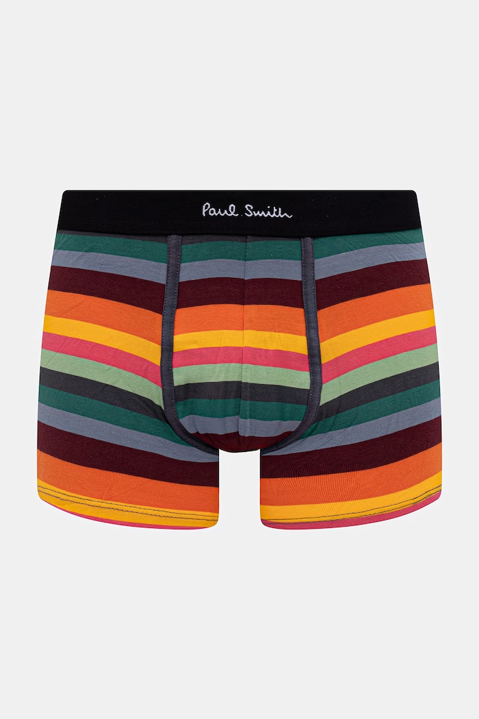 Paul Smith 7 PACK MIX ARST boxeri din bumbac pentru bărbați pachet de 7 M1A.914.M7PKQ negru SS26
