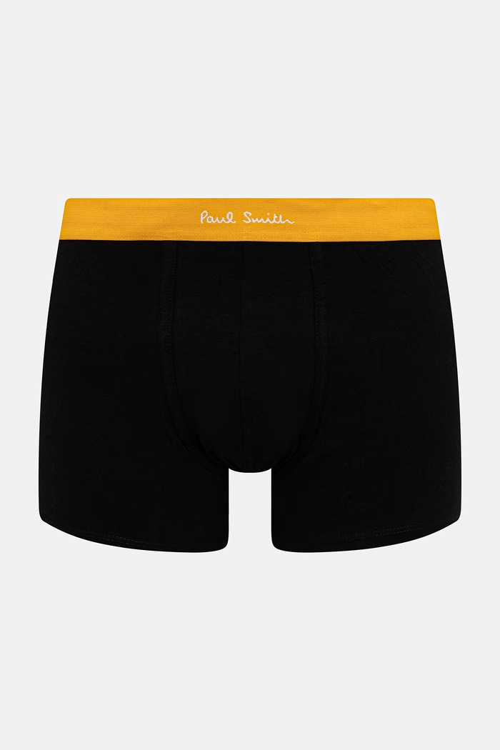 Paul Smith 7 PACK MIX ARST boxeri din bumbac pentru bărbați pachet de 7 M1A.914.M7PKQ negru