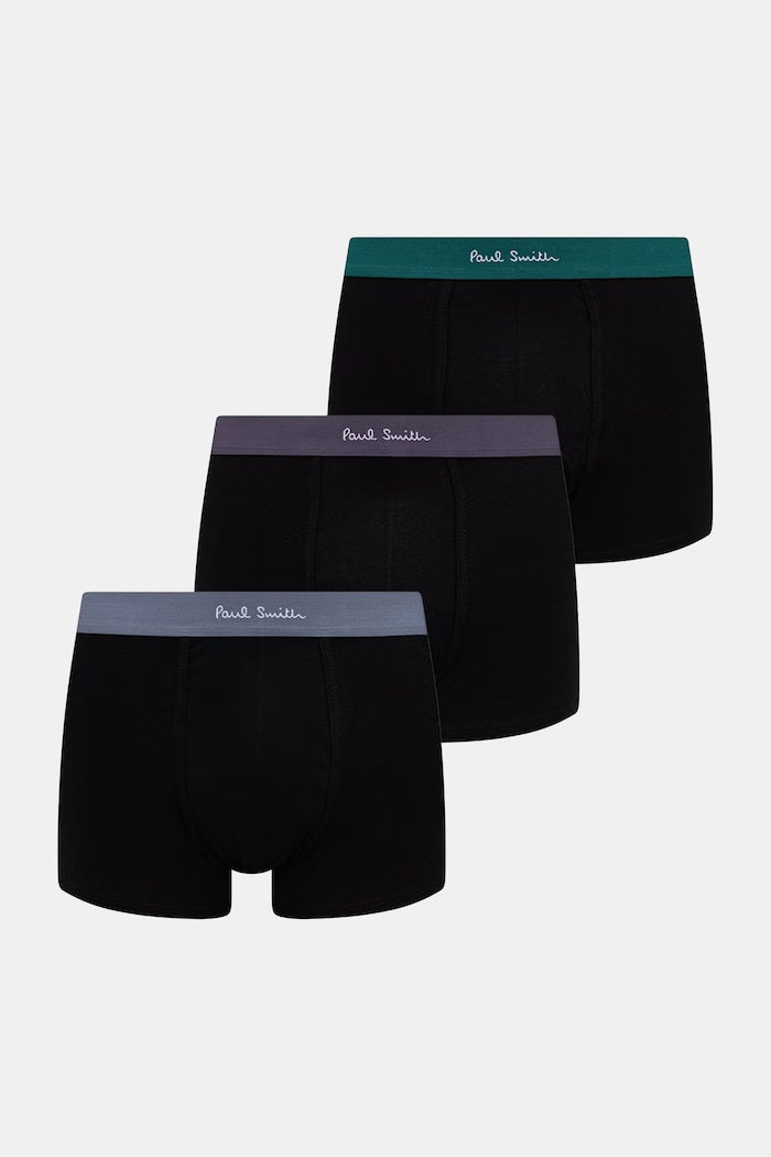Paul Smith bokserki 3 PACK MIX W/B 3-pack dzianina czarny M1A.914.U3PK90