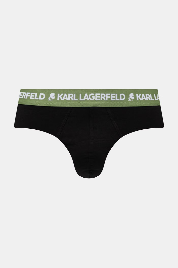 Karl Lagerfeld slip bărbați bumbac cu elastan pachet de 3 A1M47018 negru SS26