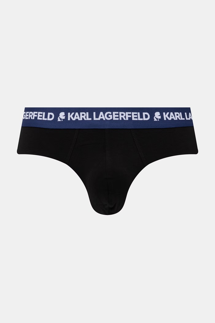 Îmbrăcăminte Karl Lagerfeld slip bărbați bumbac cu elastan pachet de 3 A1M47018 negru