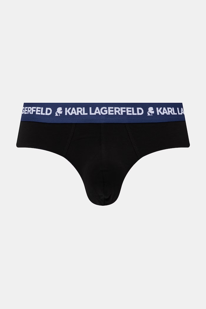 Îmbrăcăminte Karl Lagerfeld slip bărbați bumbac cu elastan pachet de 3 A1M47018 negru