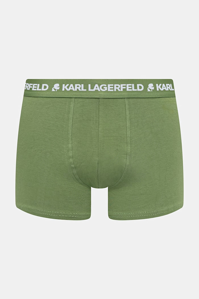 Îmbrăcăminte Karl Lagerfeld boxeri pentru bărbați pachet de 5 B2M47001 verde