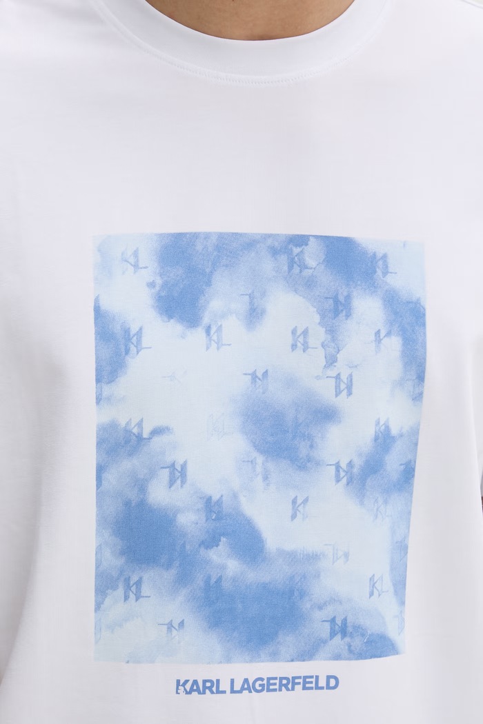Karl Lagerfeld pijama din două piese pentru bărbați, din bumbac cu elastan B2M45003