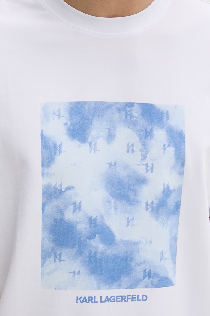 Karl Lagerfeld pijama din două piese pentru bărbați, din bumbac cu elastan B2M45003