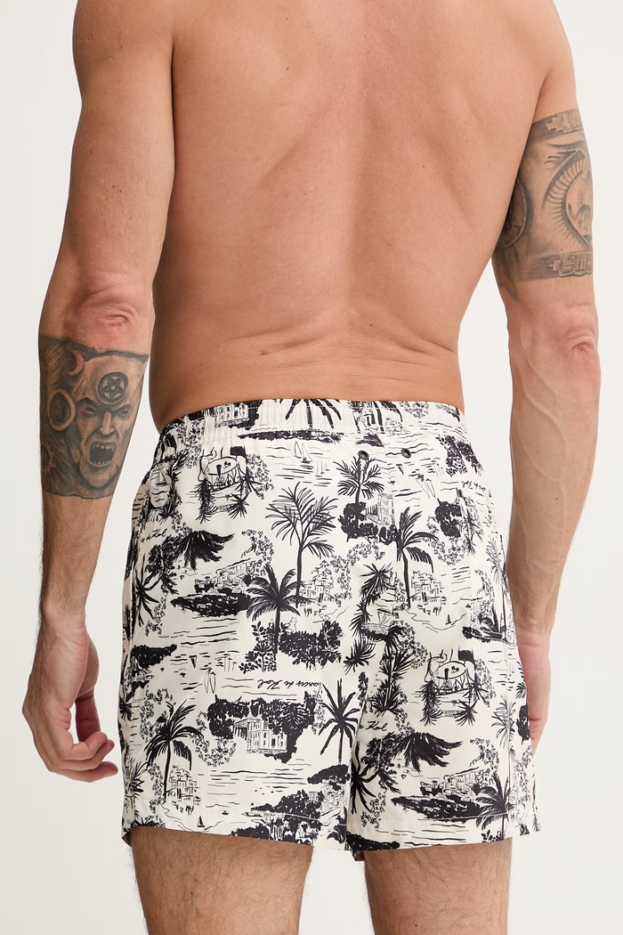 Îmbrăcăminte Karl Lagerfeld pantaloni scurți de baie pentru bărbați B2M46040 bej