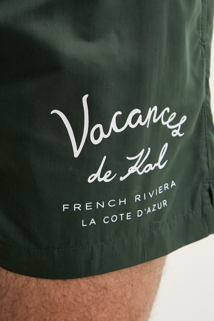 Karl Lagerfeld pantaloni scurți de baie pentru bărbați verde B2M46038