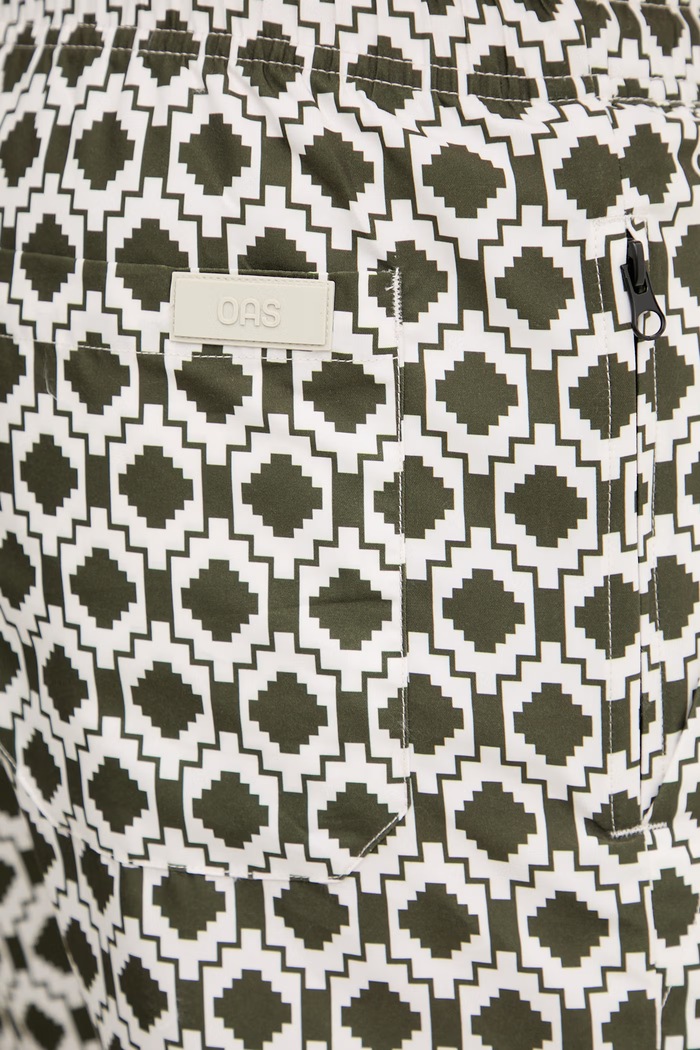 OAS pantaloncini da bagno da uomo verde 201001.1503