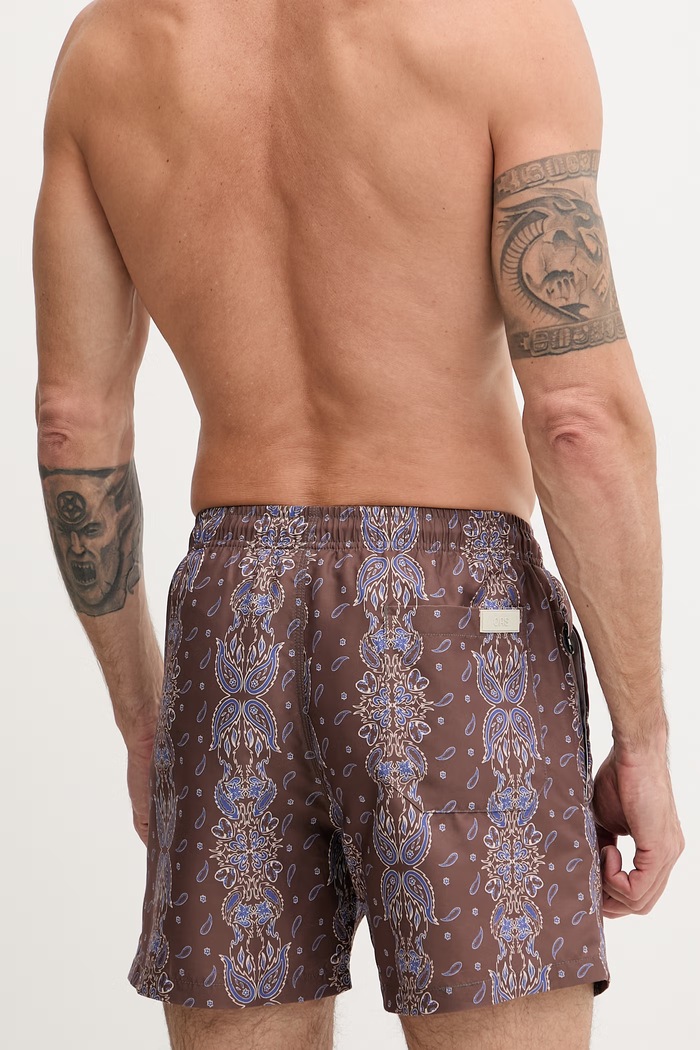 Abbigliamento OAS pantaloncini da bagno da uomo 201001.1507 marrone