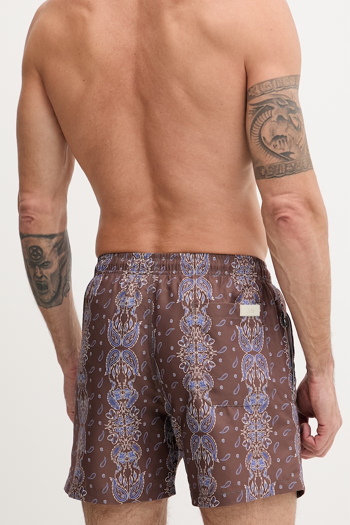 Abbigliamento OAS pantaloncini da bagno da uomo 201001.1507 marrone