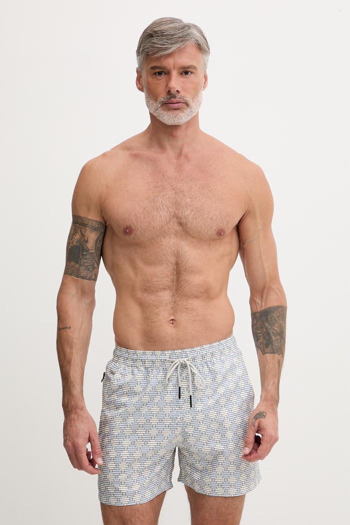 OAS pantaloncini da bagno da uomo blu 201001.1521