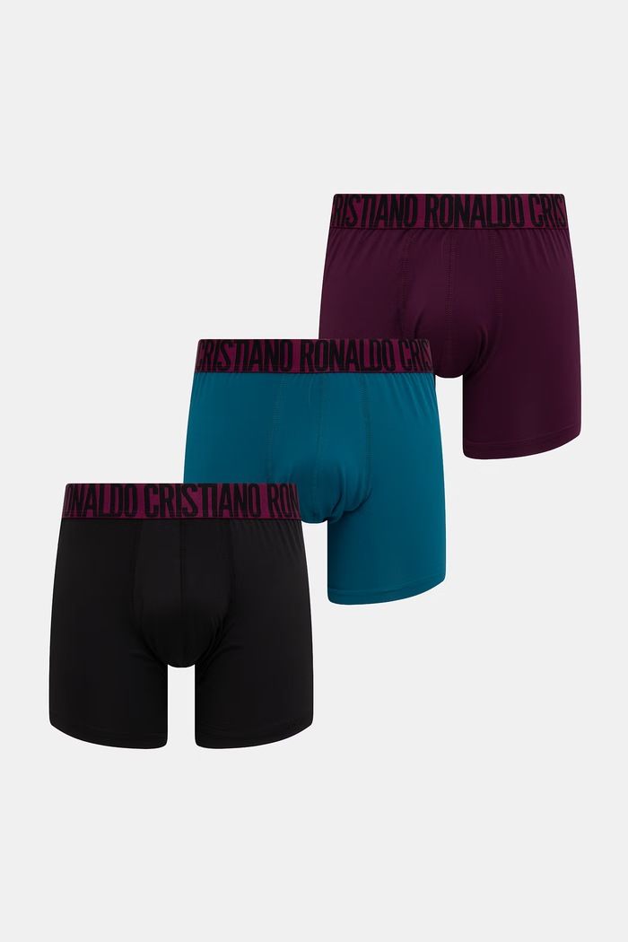 Boxerky CR7 Cristiano Ronaldo 3-pak potlač čierna 8199.49.207