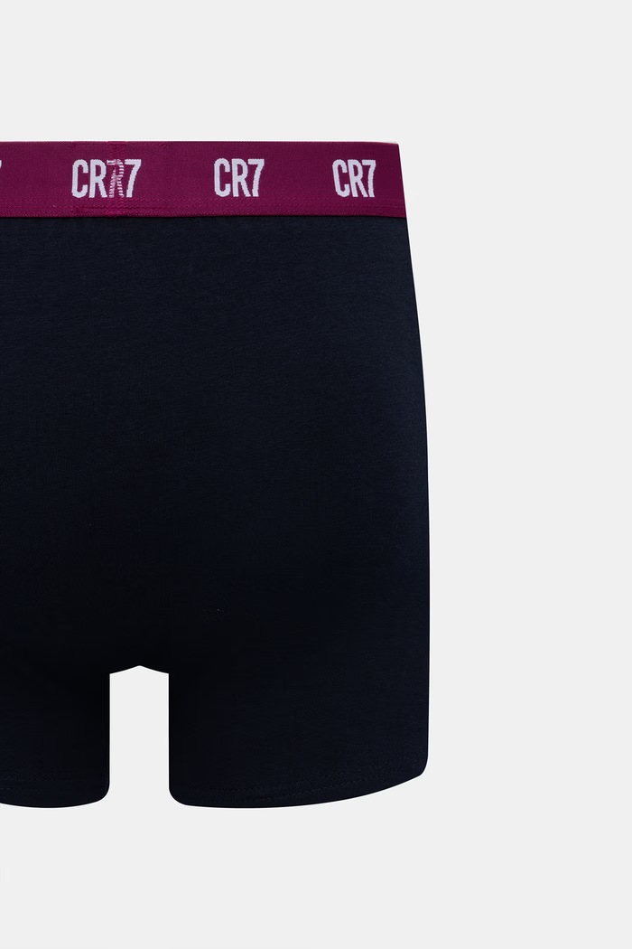CR7 Cristiano Ronaldo bokserki dopasowane męskie bawełniane z elastanem 3-pack 8100.49.2788