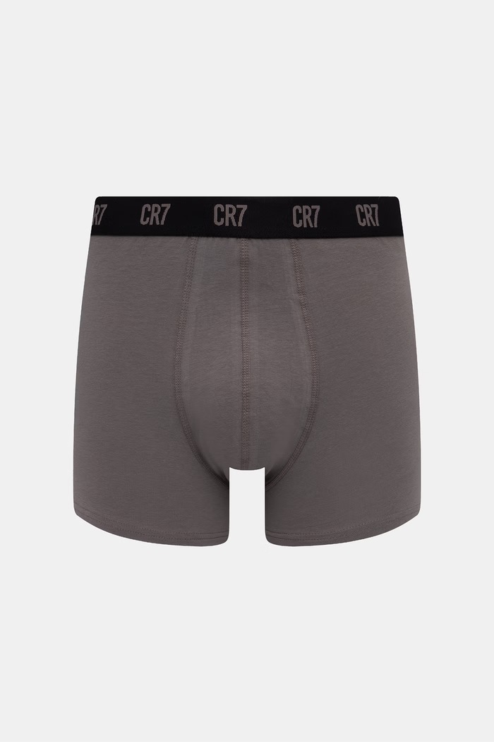 Odzież CR7 Cristiano Ronaldo bokserki dopasowane męskie bawełniane z elastanem 3-pack 8100.49.2789 zielony