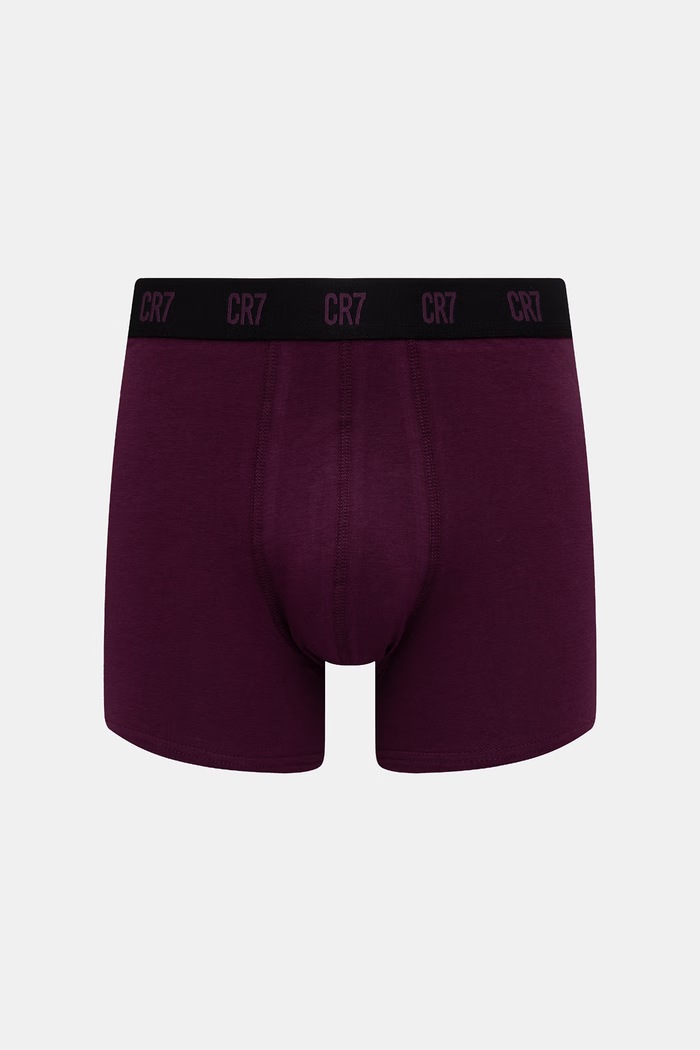 CR7 Cristiano Ronaldo bokserki dopasowane męskie bawełniane z elastanem 3-pack zielony 8100.49.2789