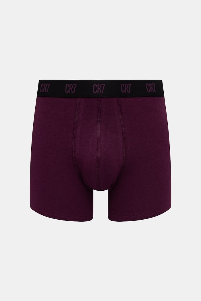 CR7 Cristiano Ronaldo bokserki dopasowane męskie bawełniane z elastanem 3-pack zielony 8100.49.2789